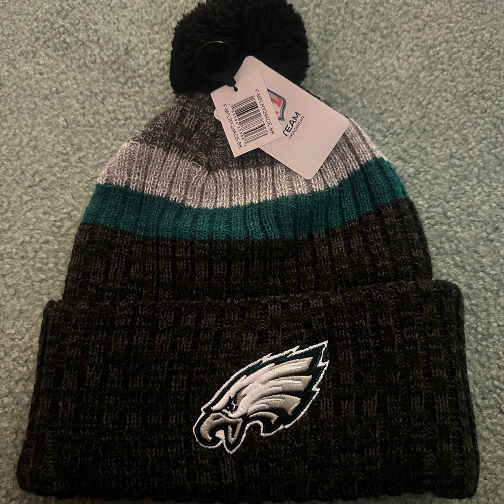 NEW with tags, NFL Team Knit Philadelphia Eagles adult beanie.